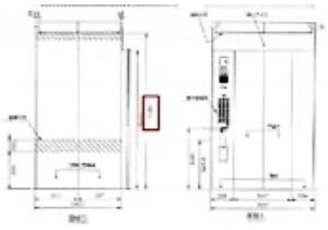 電梯車廂內扣除裝修面淨高2米7